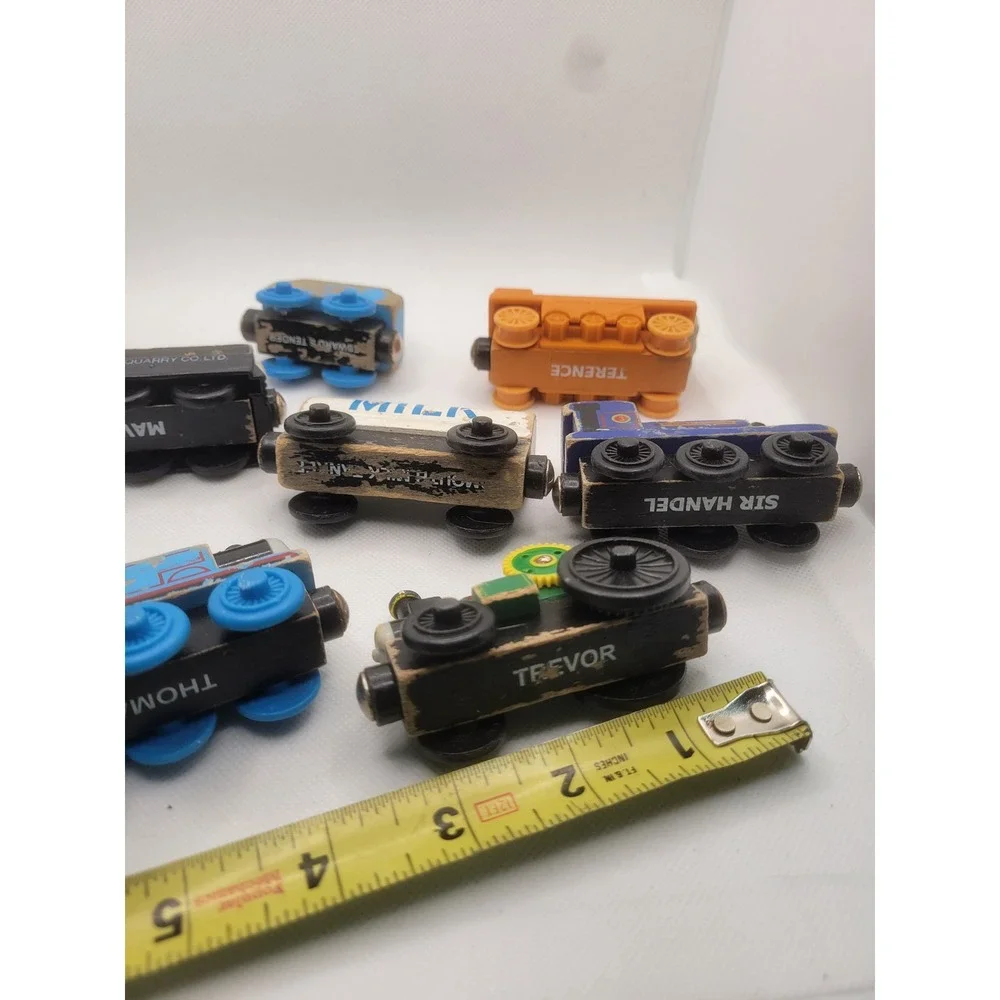 Thomas & Friends Wooden Railway Lot 7pc Thomas Mavis Sir Handel Trevor Terence